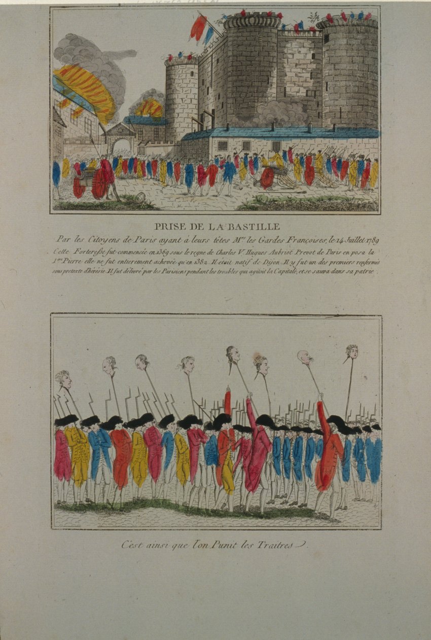 Demolice Bastily, 14. července 1789, 1789 od Unbekannt