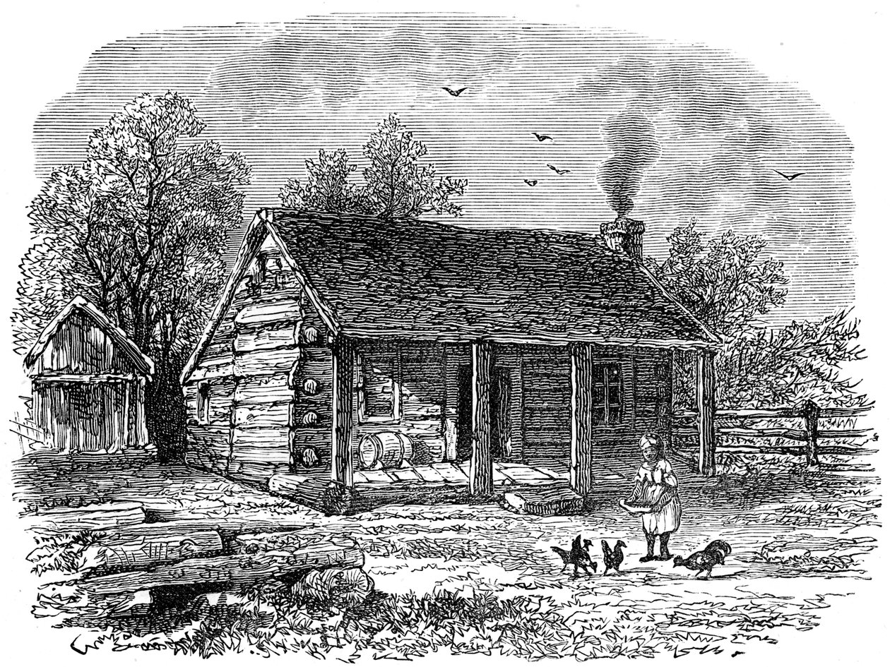 Raný domov Abrahama Lincolna, Gentryville, Indiana, 19. století od Unbekannt