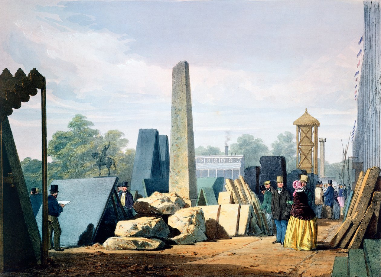 Exteriér, Velká výstava, Hyde Park, Londýn, 1851 1854 od Unbekannt