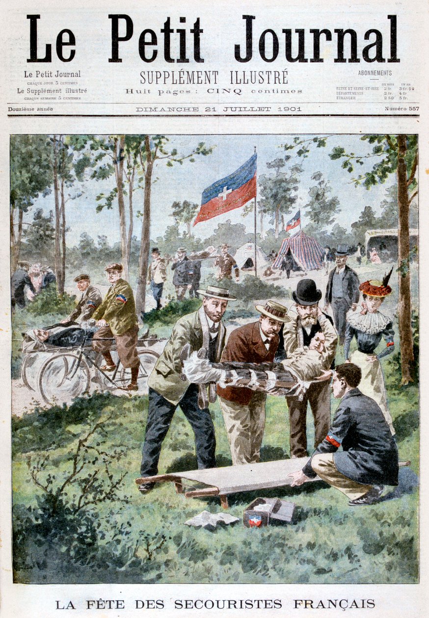 Slavnost pro pracovníky první pomoci, 1901 od Unbekannt