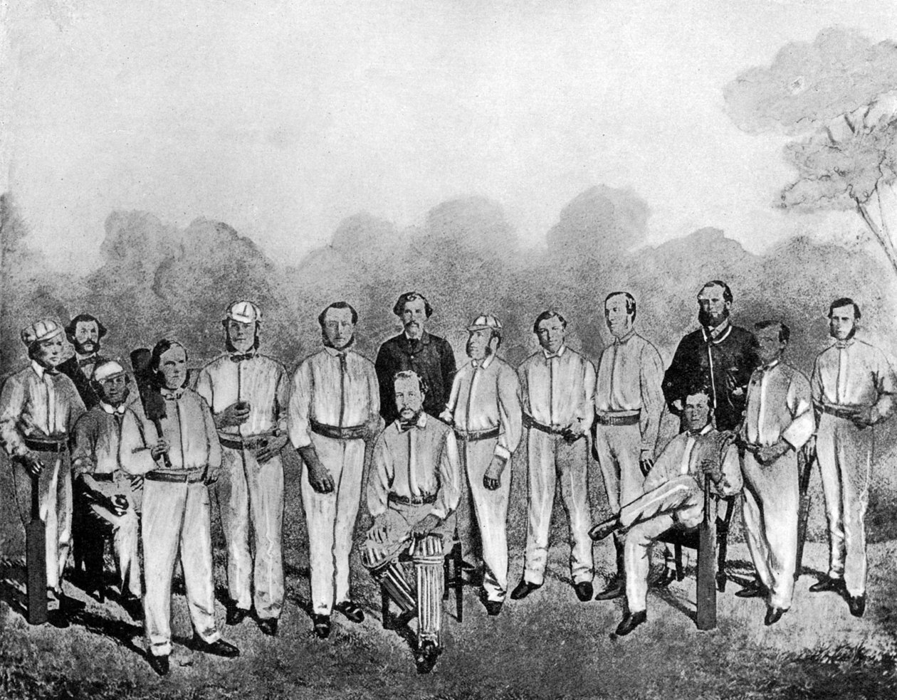 První anglický kriketový tým, který navštívil Austrálii, 1861-1862 1912 od Unbekannt