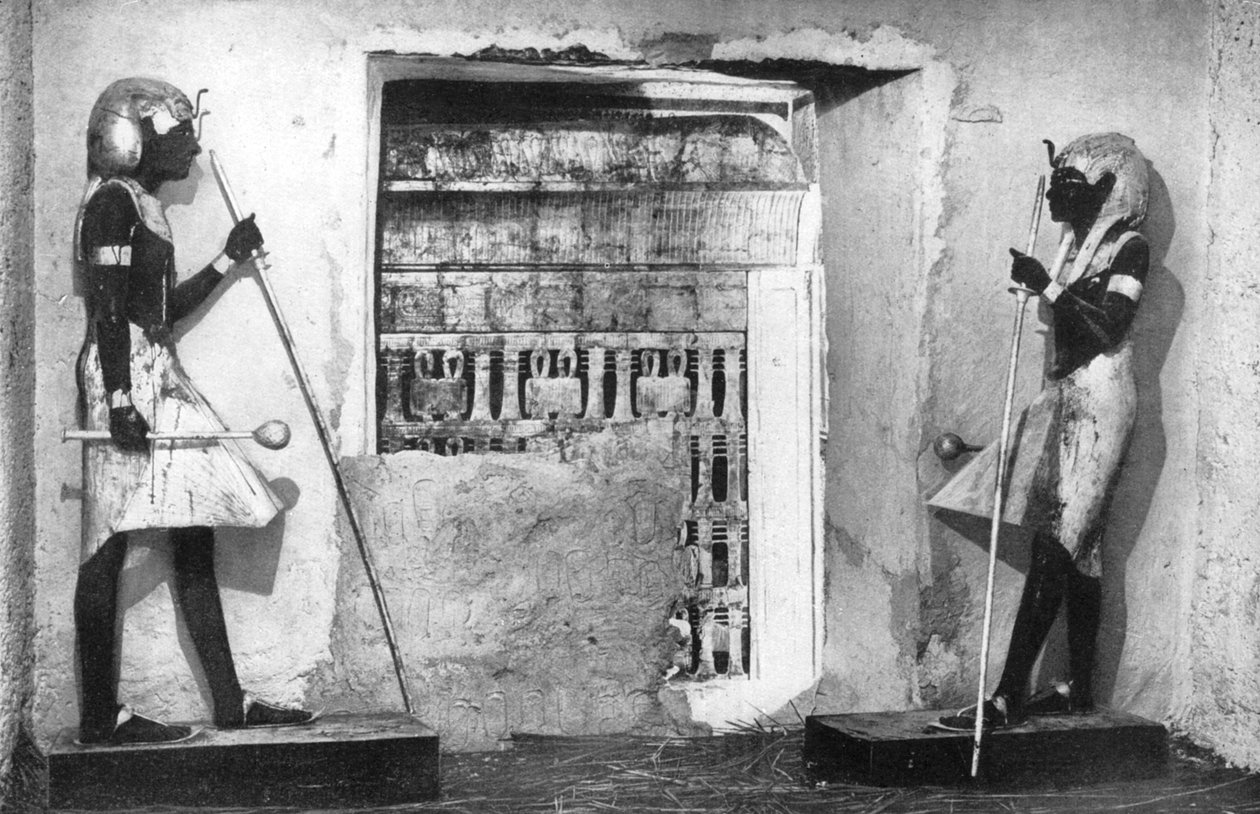 První pohled na hrobku Tutanchamona, Egypt, 1933-1934 od Unbekannt