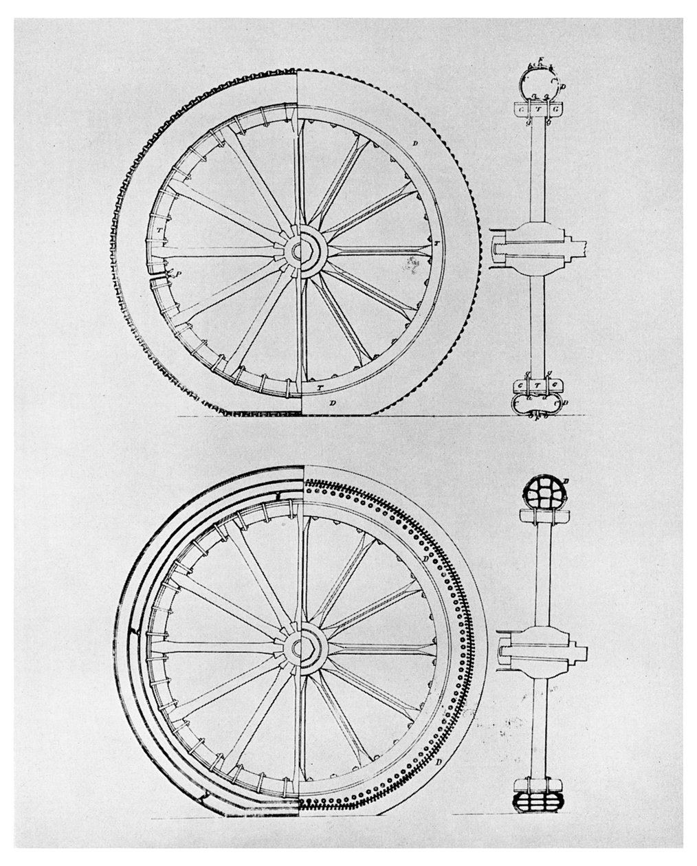 První pneumatika, 1845 1956 od Unbekannt