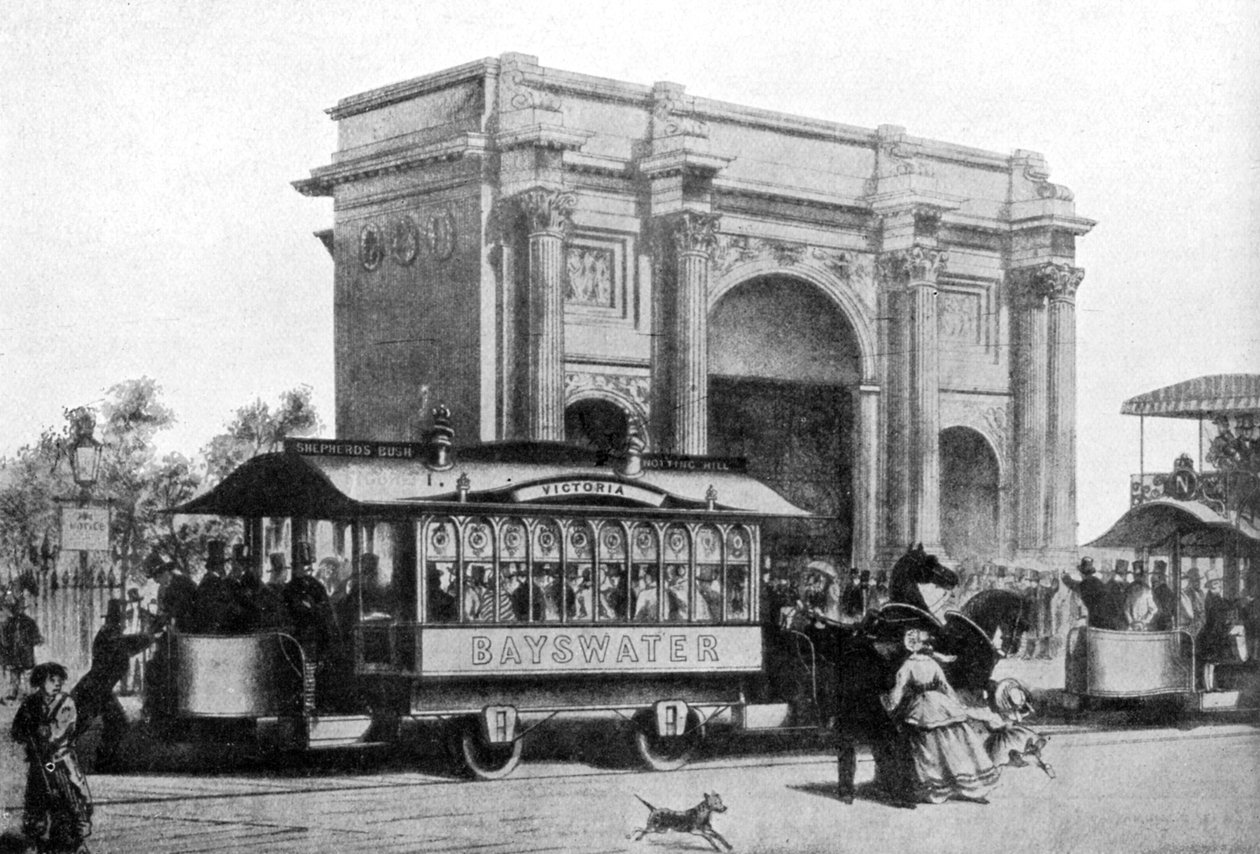 První tramvaje v Londýně, 1861, c1920 od Unbekannt