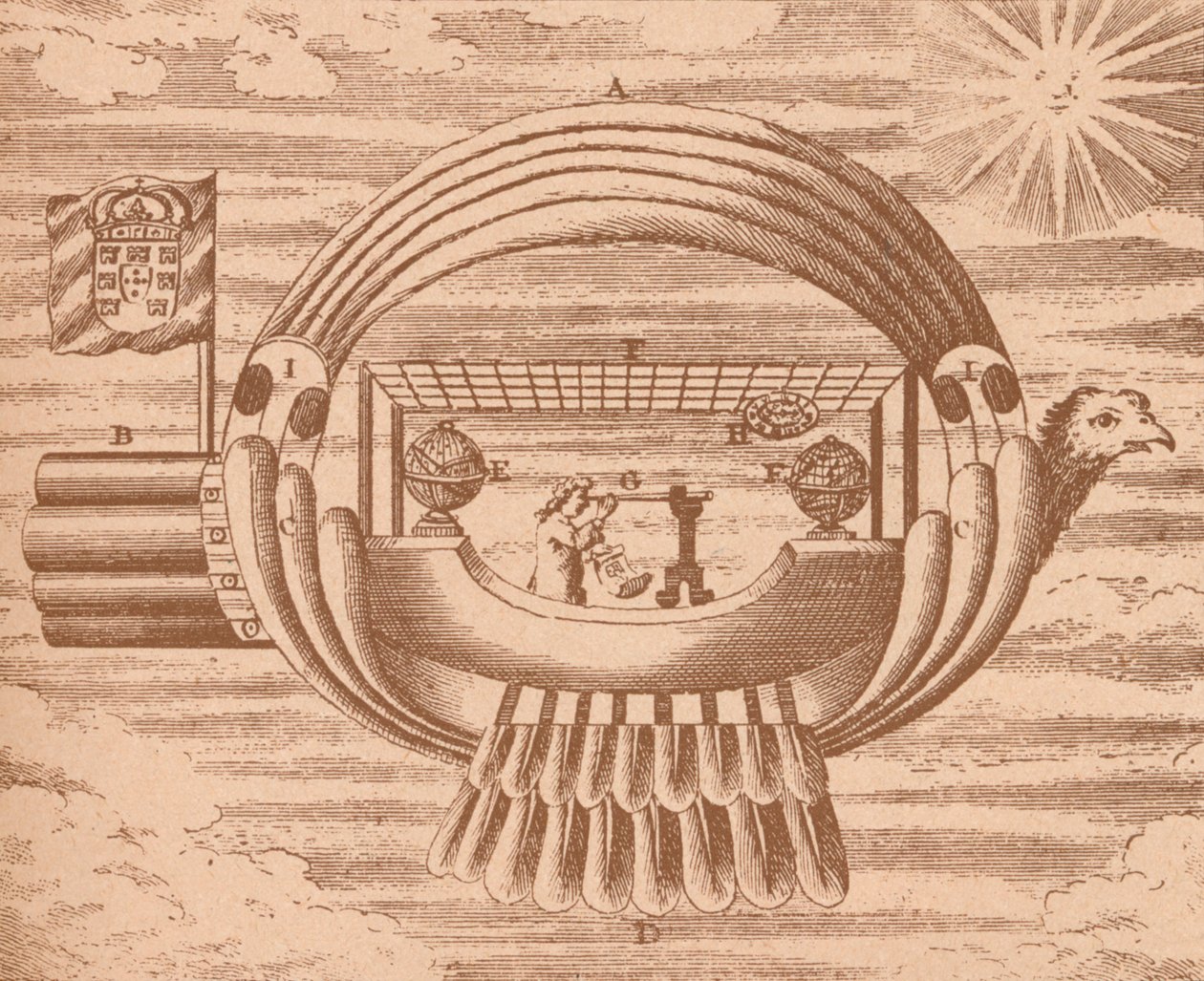 Létající loď, c1709 1919 od Unbekannt
