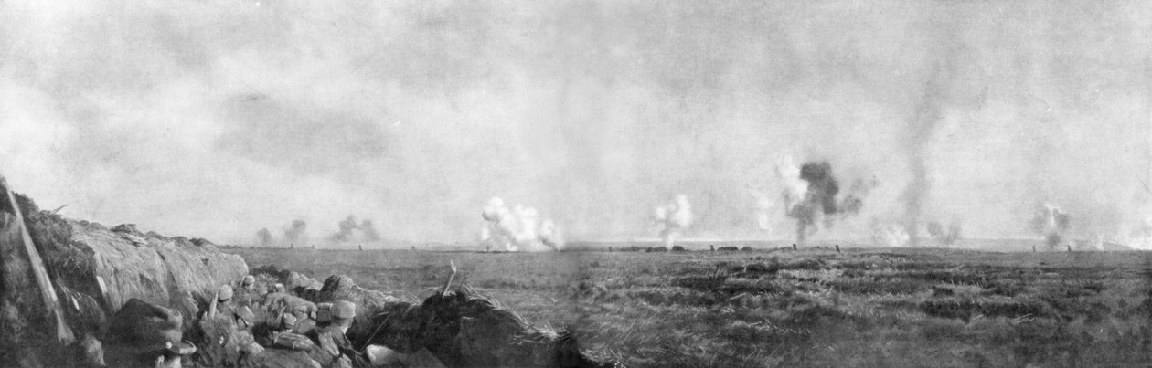 Frontová linie kolem Aisne, Francie, první světová válka, 1914, 1926 od Unbekannt