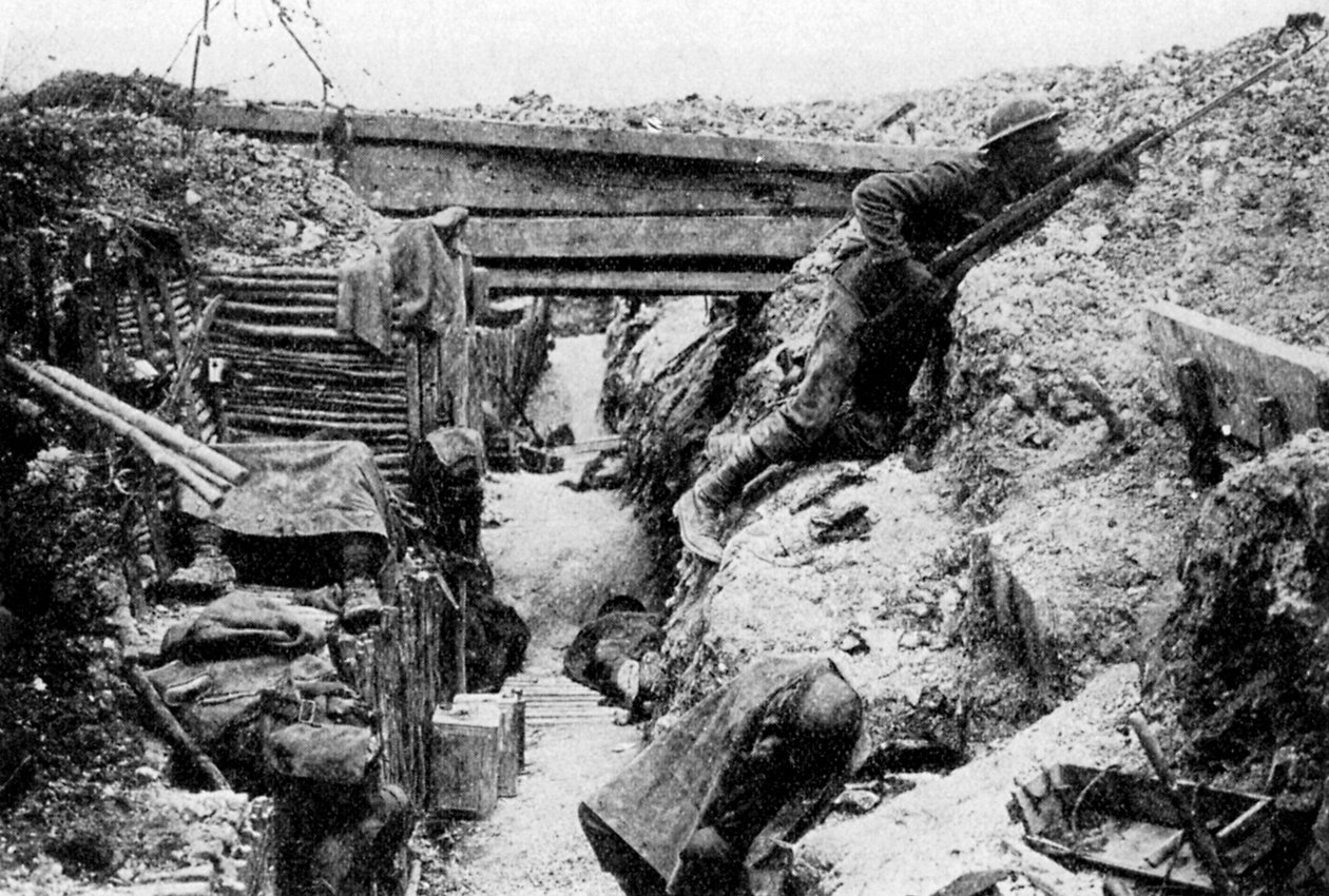 Přední linie u Ovillers, bitva na Sommě, Pikardie, Francie, červenec 1916 1935 od Unbekannt