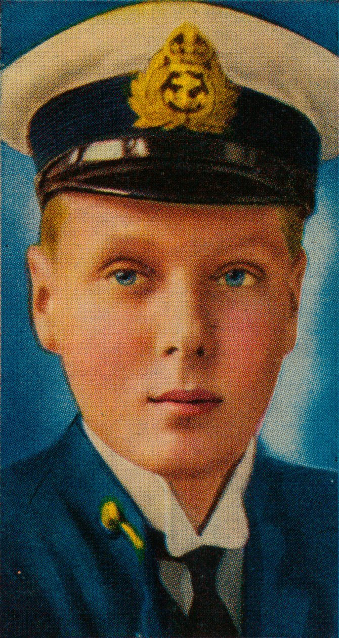 Budoucí král Edward VIII., když byl kadetem v Royal Navy, c1907-c1910 1935 od Unbekannt