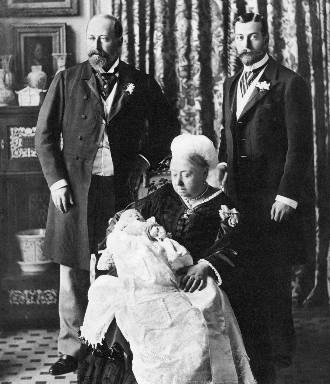 Budoucí křest krále Edwarda VIII., 16. července 1894 od Unbekannt