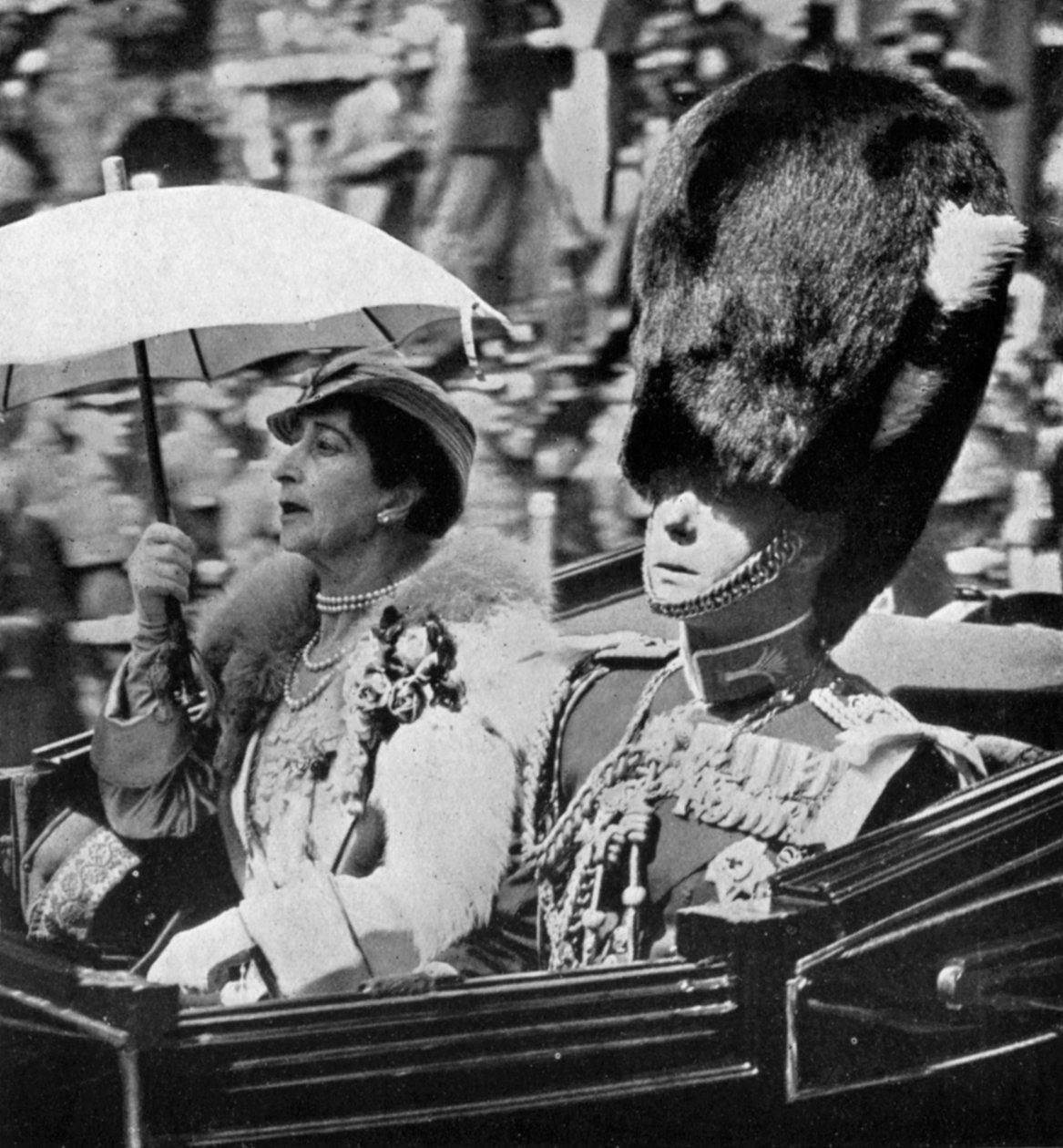 Budoucí král Edward VII. 1894-1972 a Norská královna Maud 1869-1938, 1935 od Unbekannt