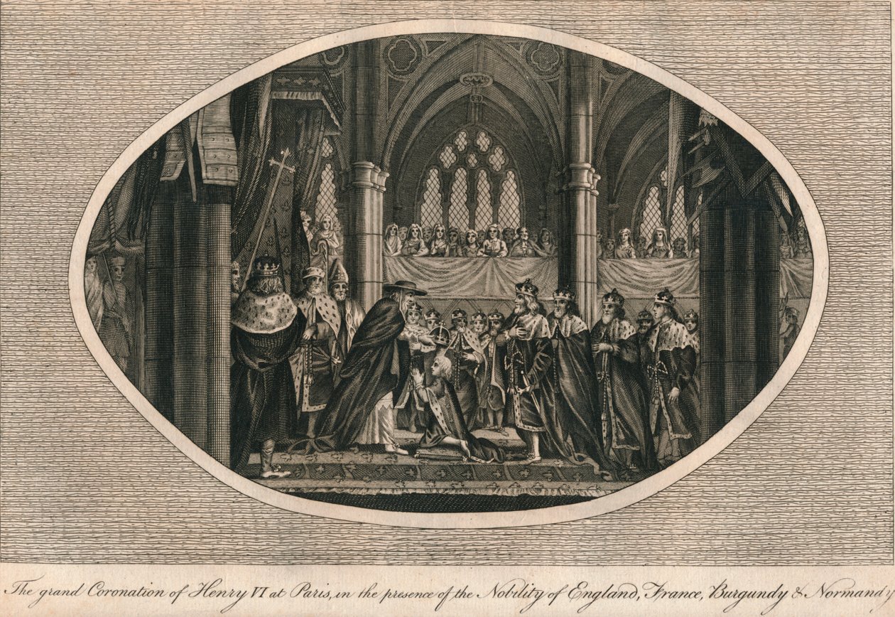 Velká korunovace Jindřicha VI. Anglie v Paříži, 1431 1793 od Unbekannt