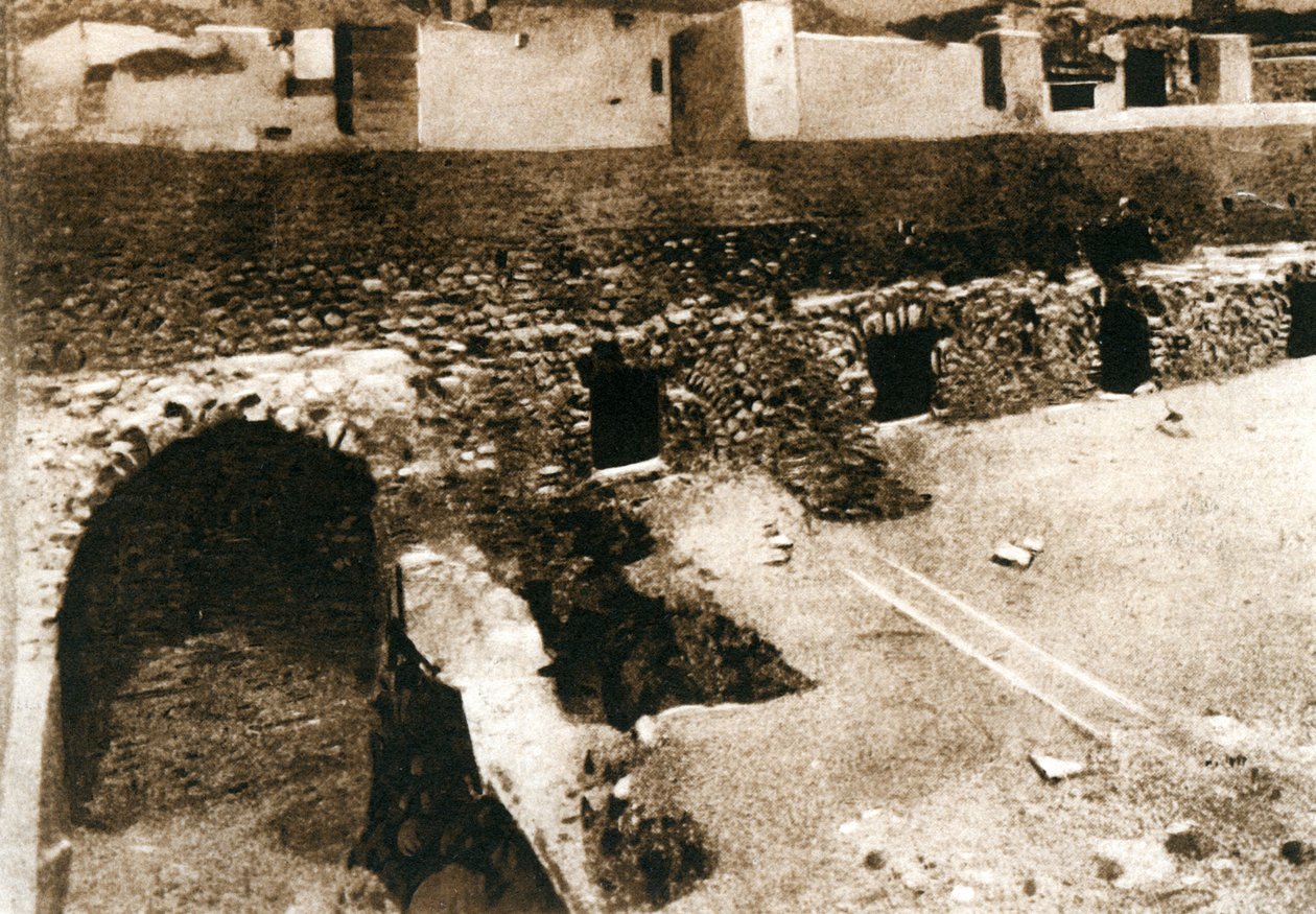 Velká terasa na criptoportico, Pompeje, Itálie, c1900 od Unbekannt