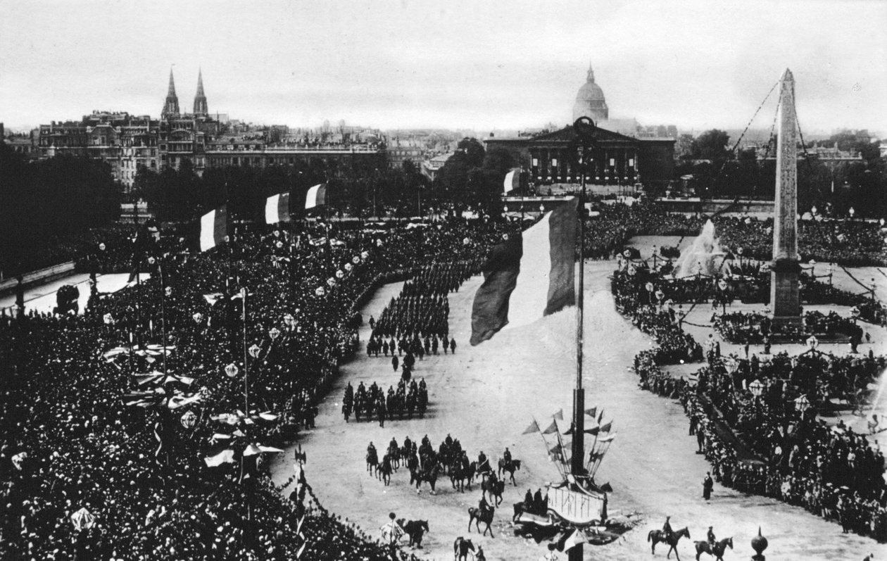 Velká vítězná přehlídka, Paříž, Francie, 14. července 1919 od Unbekannt