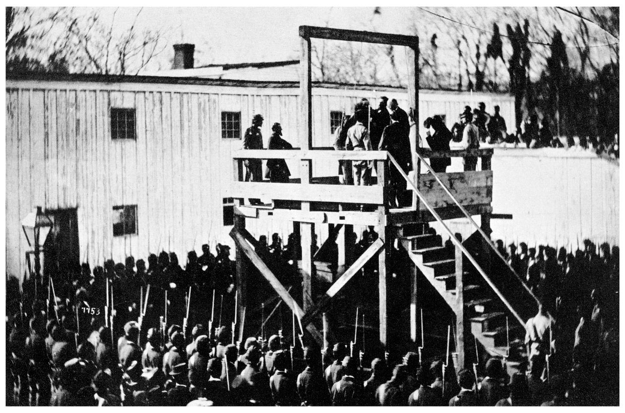 Oběšení Henryho Wirze, Washington DC, USA, 1865 1955 od Unbekannt
