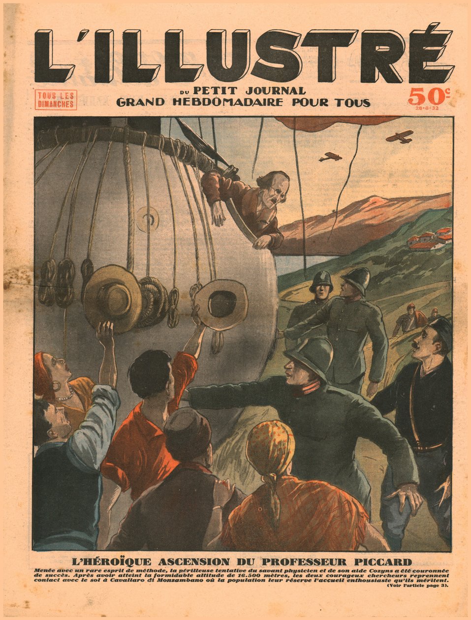 Hrdinský výstup profesora Piccarda, 1932. od Unbekannt