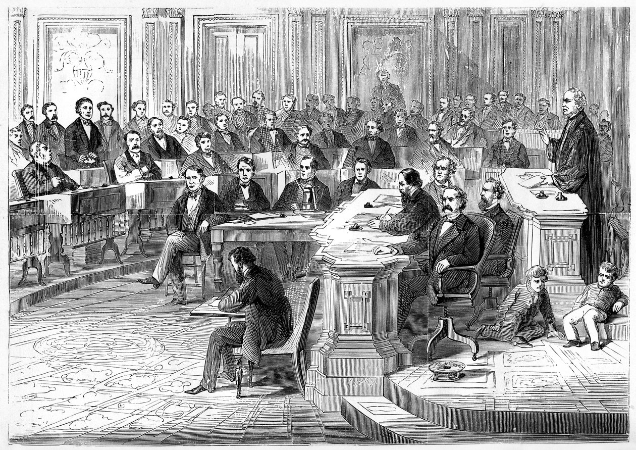Obžaloba Andrewa Johnsona, 5. března 1868, 1872 od Unbekannt