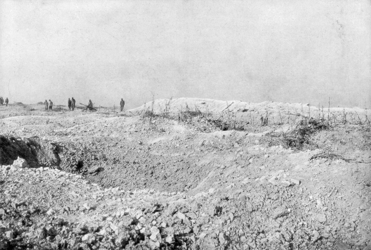 Krajina Mort-Homme, Verdun, Francie, první světová válka, 1917 od Unbekannt