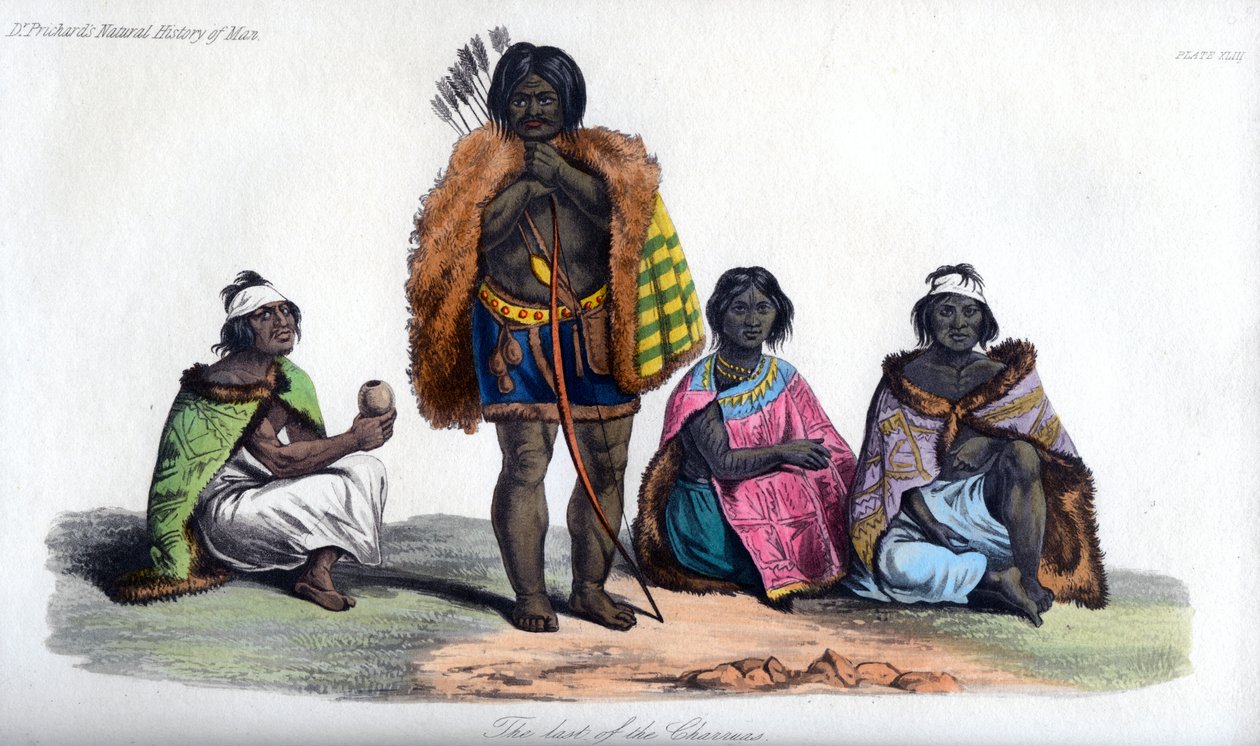 Poslední z Charruas, 1848 od Unbekannt