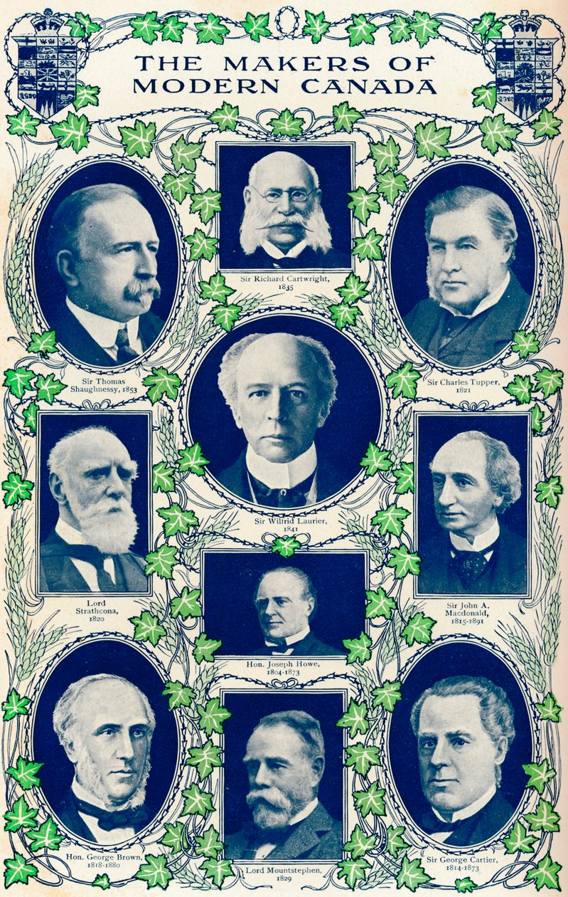 Tvůrci moderní Kanady, 1909 od Unbekannt