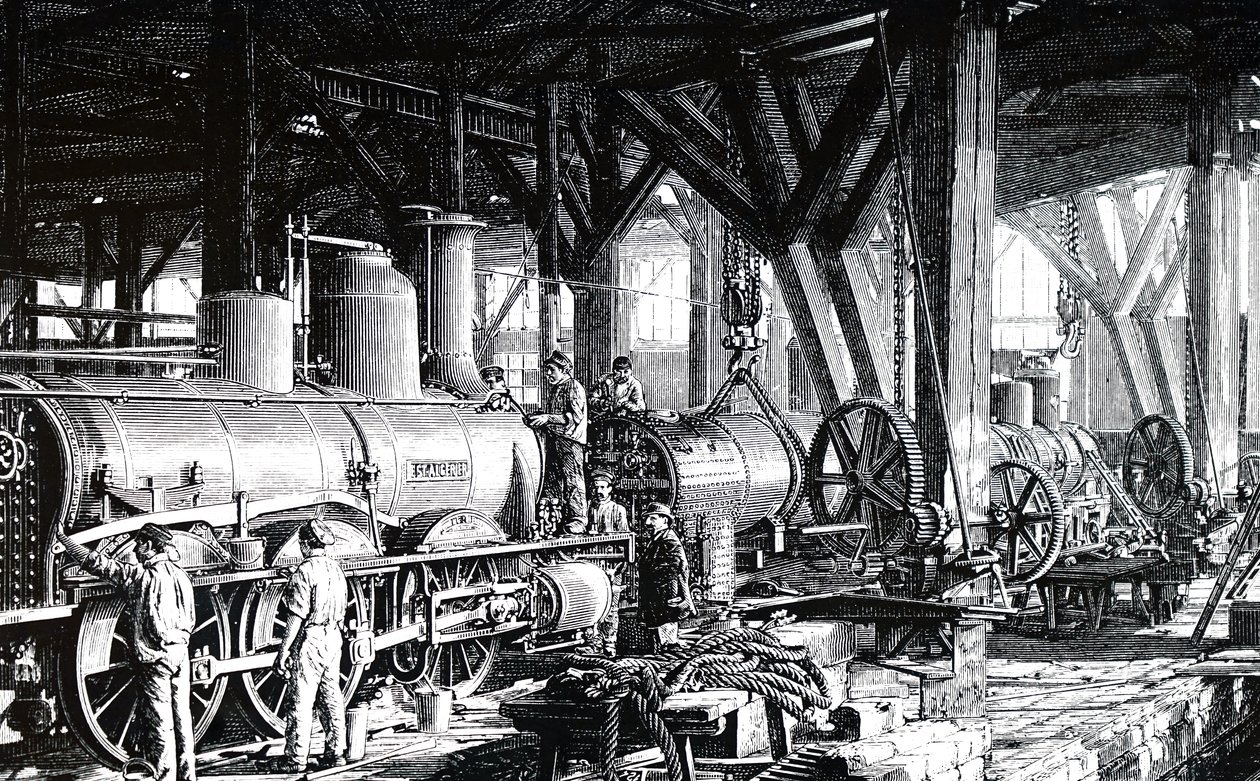 Výrobní patro Societe Alsacienne de Constructions Mecaniques. od Unbekannt