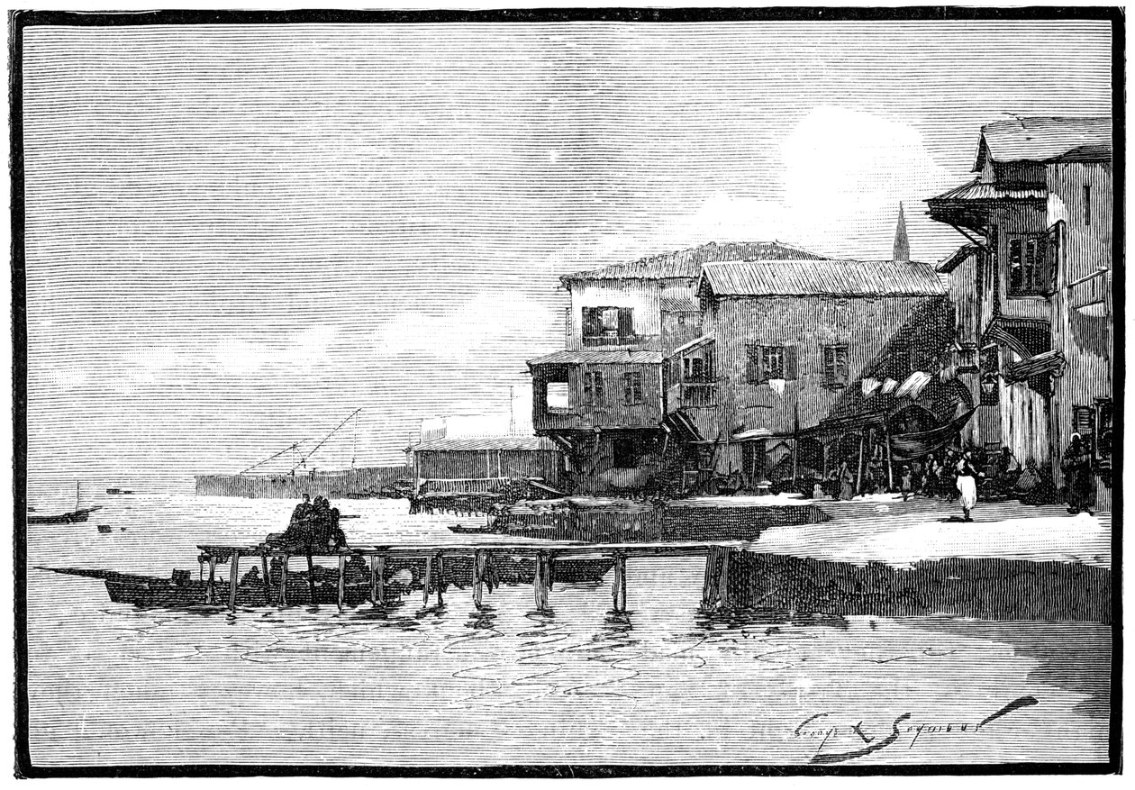 Přístav, Larnaca, Kypr, 1900 od Unbekannt