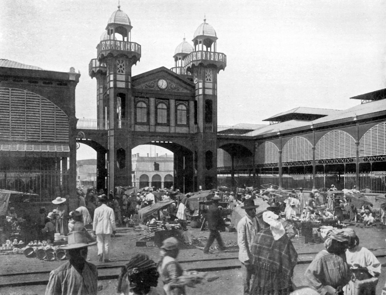 Tržiště, Port-au-Prince, Haiti, 1926 od Unbekannt