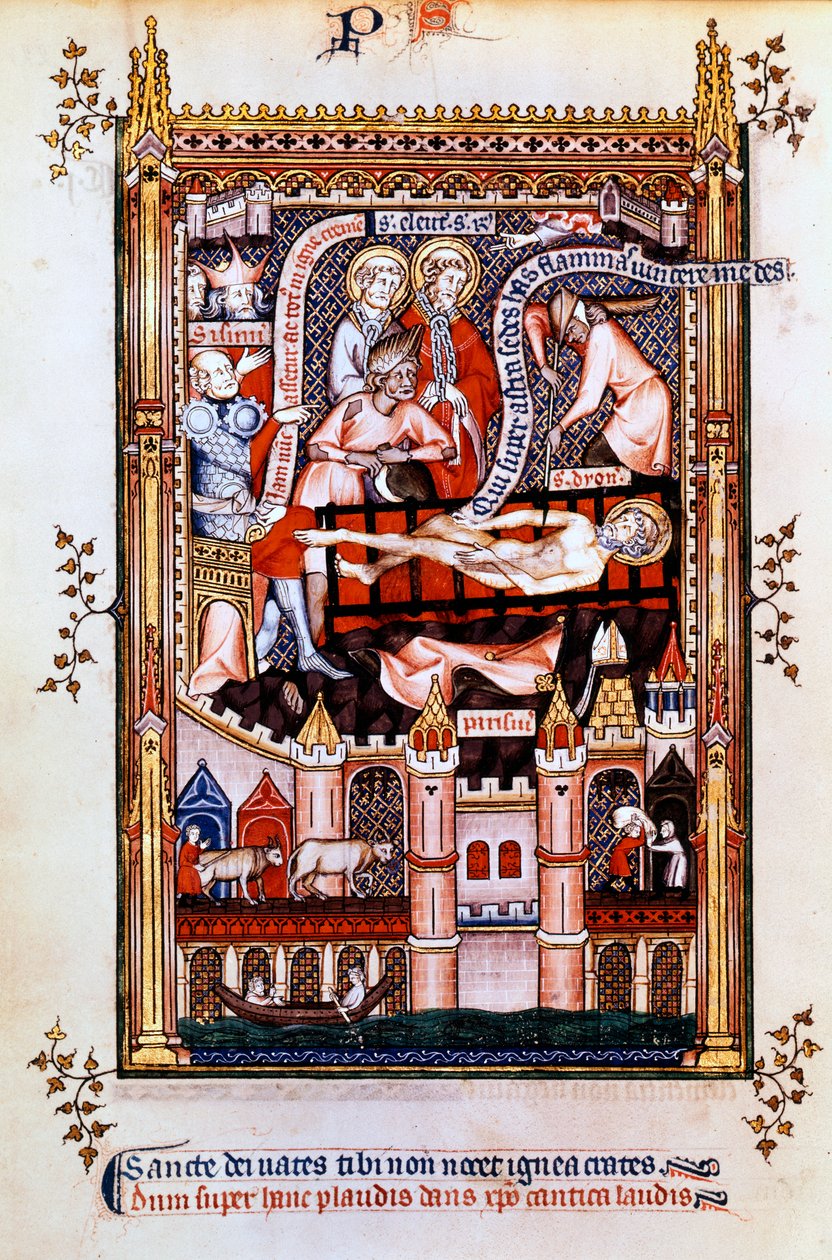 Umučení svatého Denise, 1317 od Unbekannt
