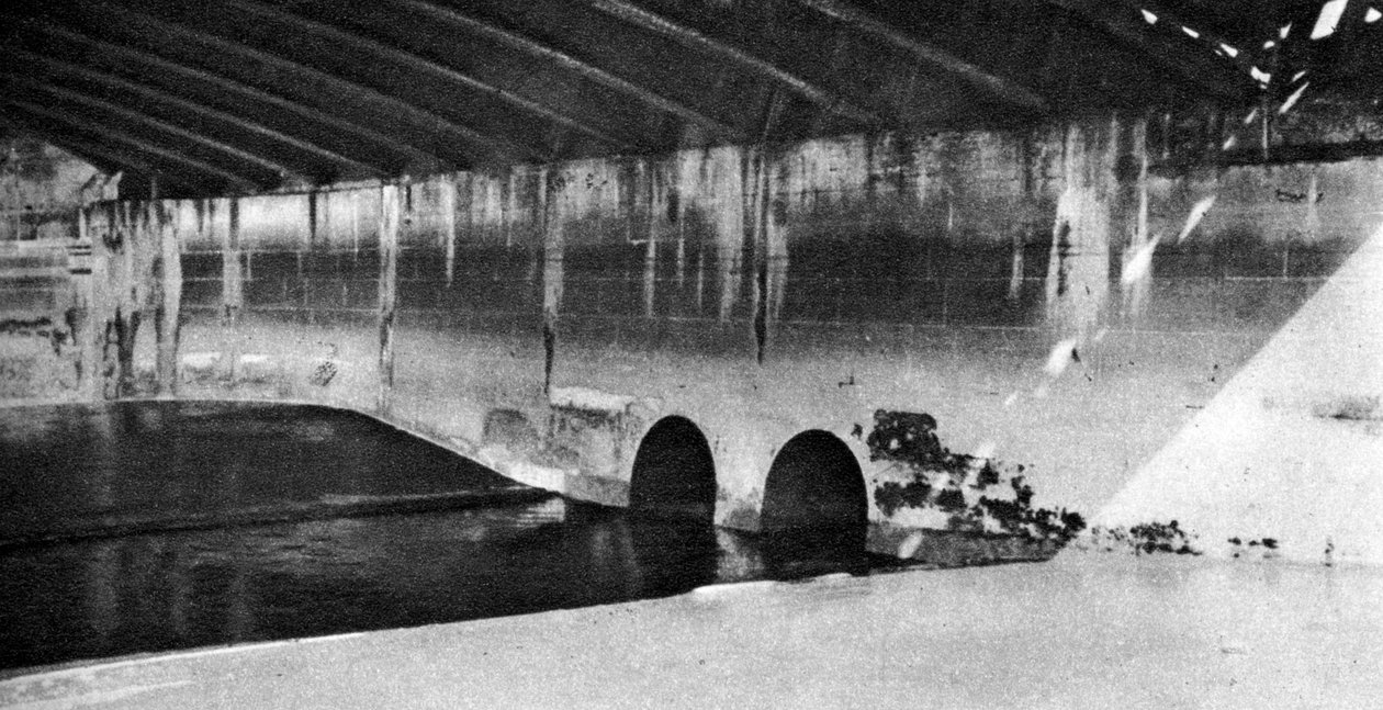 Ústí Holebourne, kde najde Temži jako Fleet Ditch, Londýn, 1926-1927 od Unbekannt
