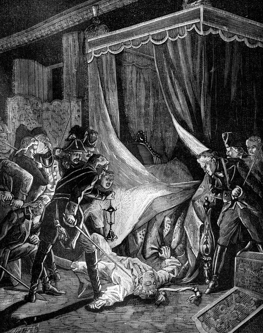 Vražda cara Pavla I. Ruska, březen 1801 1882-1884 od Unbekannt