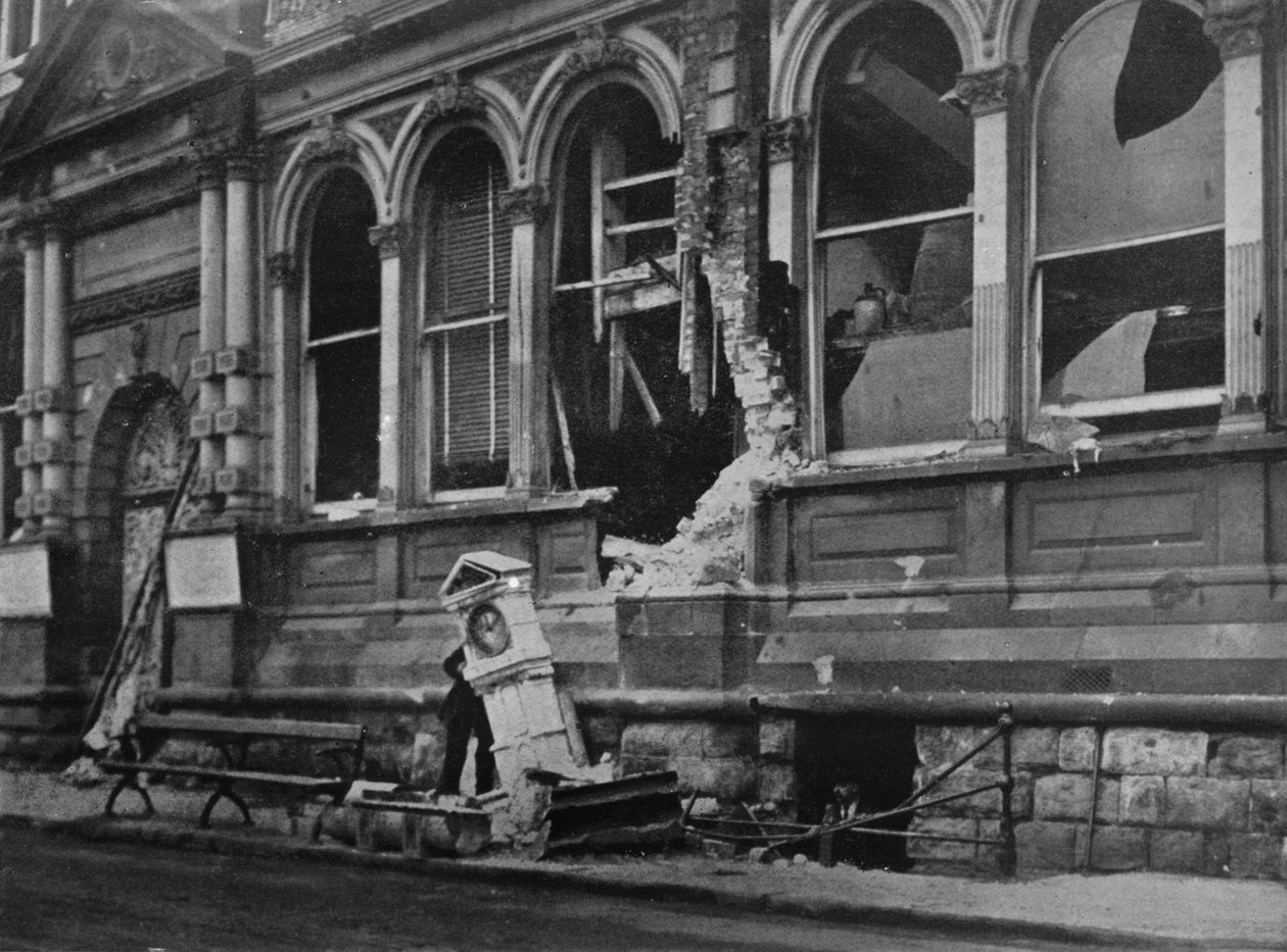 Námořní nájezd na východní pobřeží, 1914. od Unbekannt