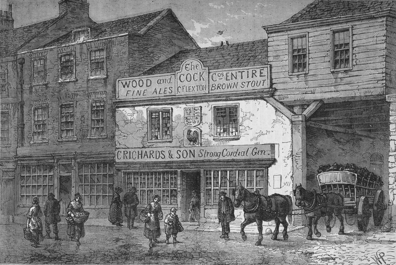 The old Cock Tavern, 4 Tothill Street, Westminster, Londýn, 1875 1878 od Unbekannt
