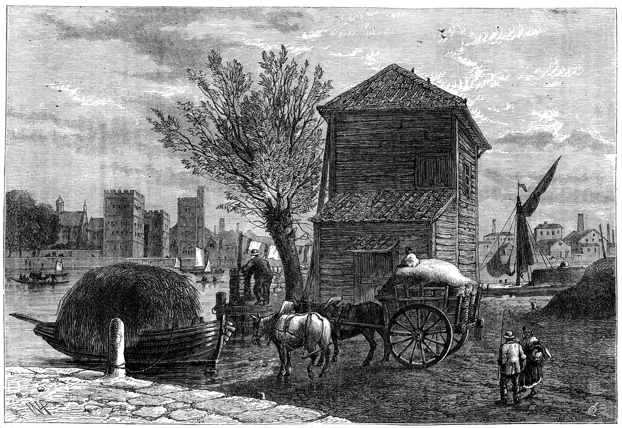 The old Horseferry, London, c1800 1891 od Unbekannt