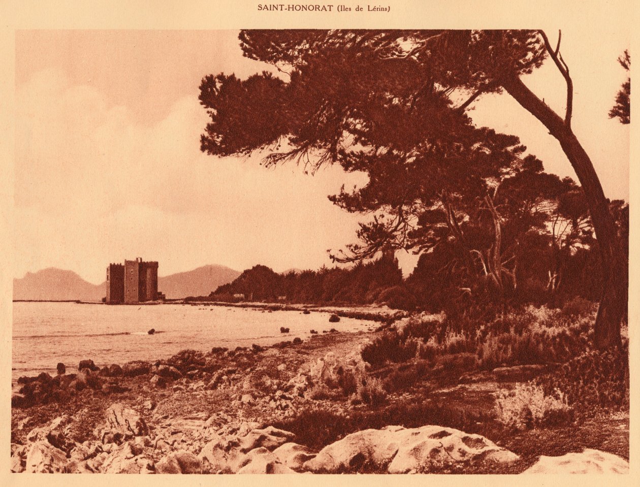 Starý klášter, Saint-Honorat, 1930. od Unbekannt