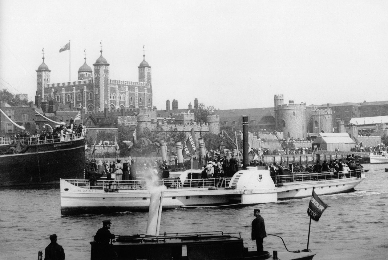 Otevření Tower Bridge, Londýn, 1894 od Unbekannt