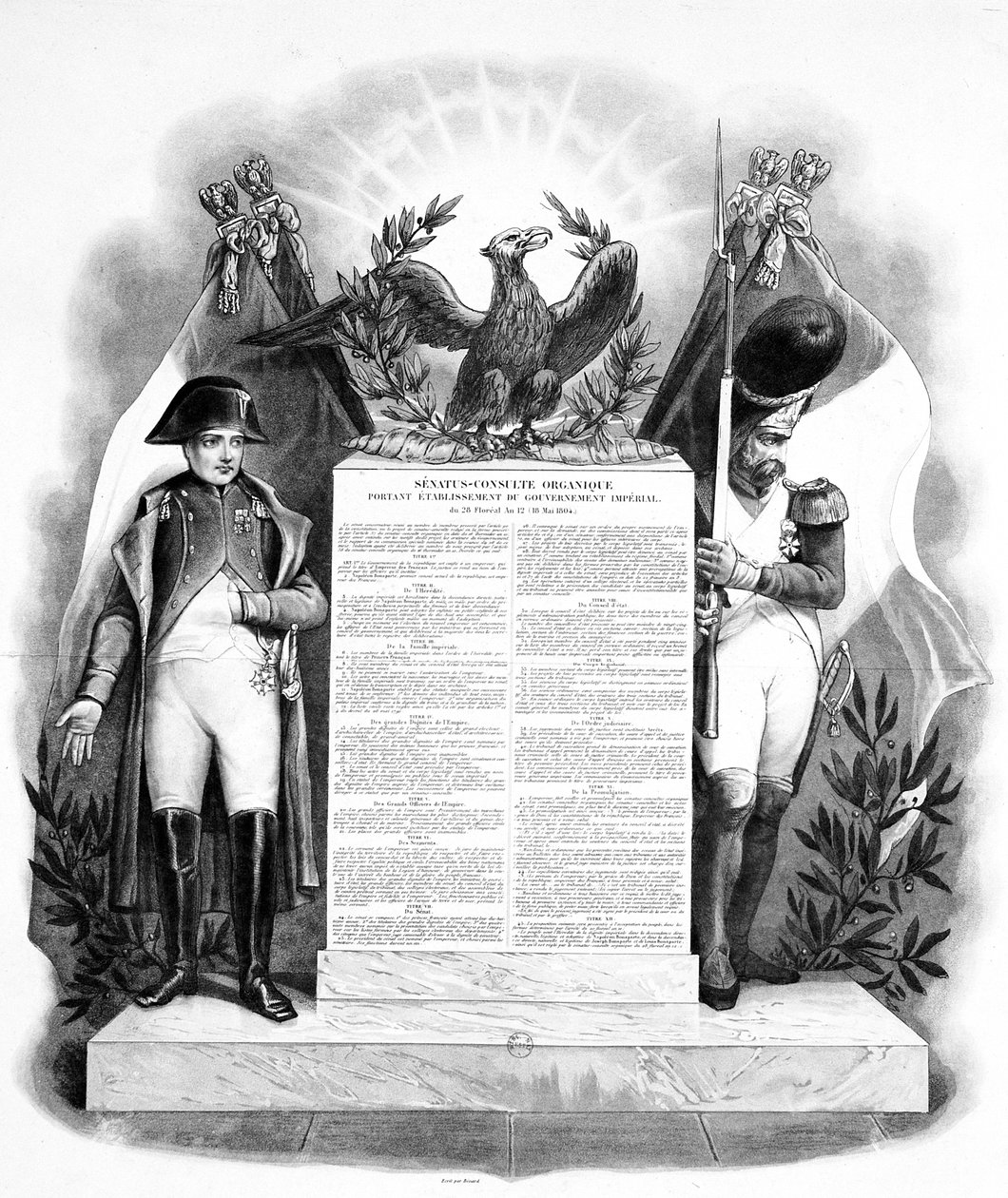 Organizace císařské vlády, 18. května 1804, 19. století od Unbekannt