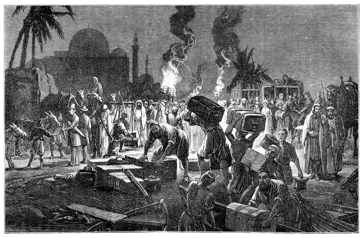 Pozemní cesta, Boulak, Egypt, 1900 od Unbekannt