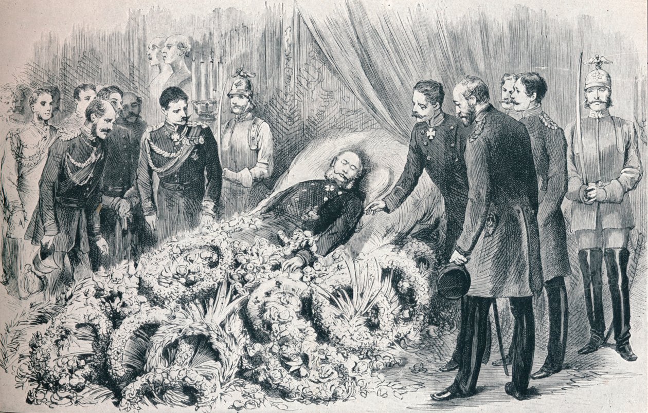 Odchod prvního německého císaře: smrtelná postel Viléma I., 1888 1911 od Unbekannt