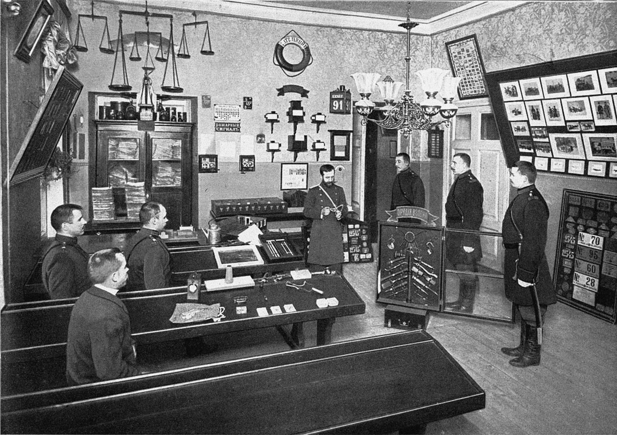 Policejní rekruty na policejní škole v Petrohradu, 1903 od Unbekannt