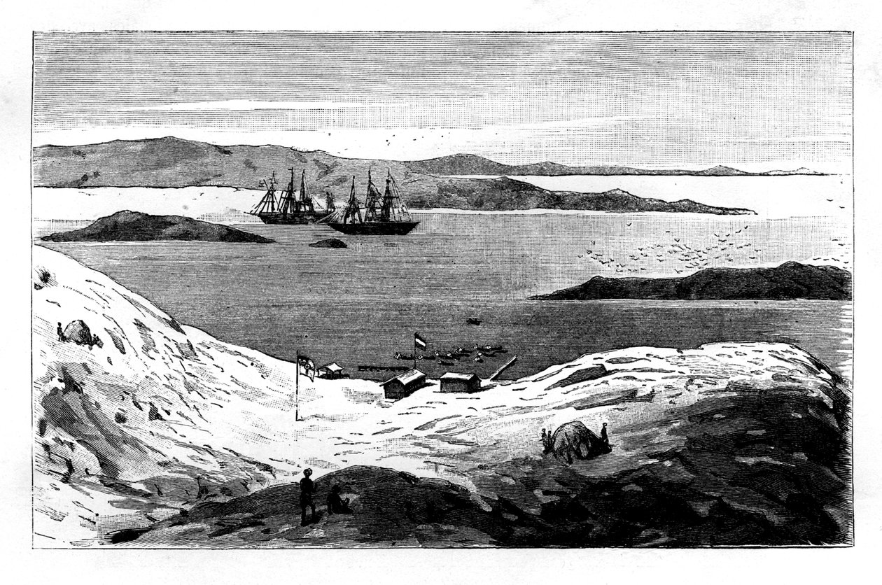 Přístav Angra Pequena, Namibie, 19. století od Unbekannt