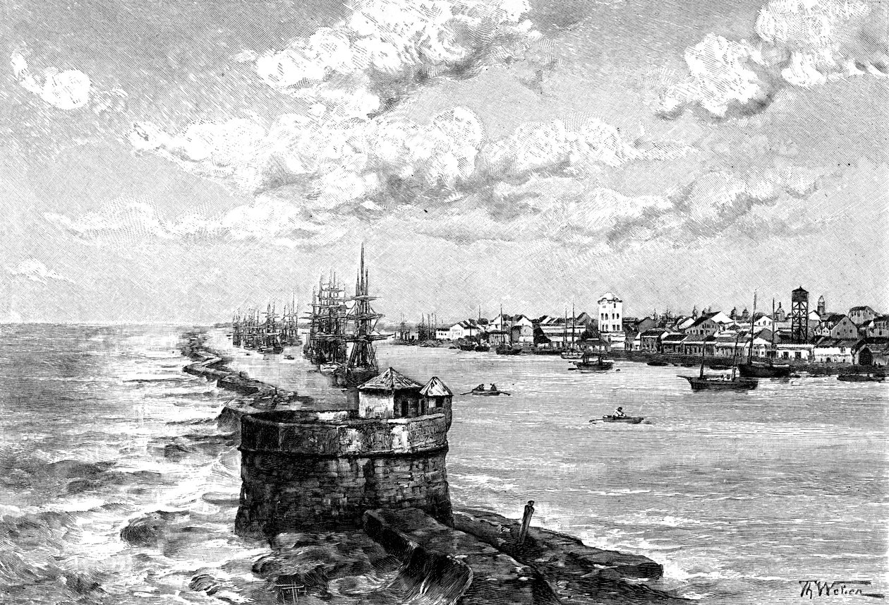 Přístav Recife, Brazílie, 1895 od Unbekannt