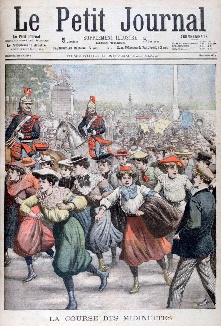 Závod Midinette, 1903 od Unbekannt