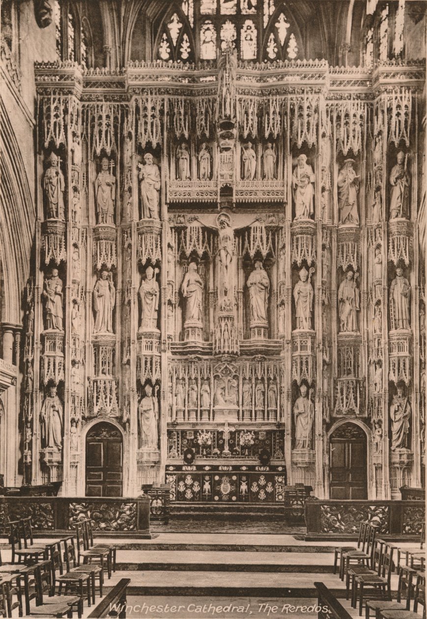Reredos, Winchester Cathedral, Hampshire, počátek 20. století od Unbekannt