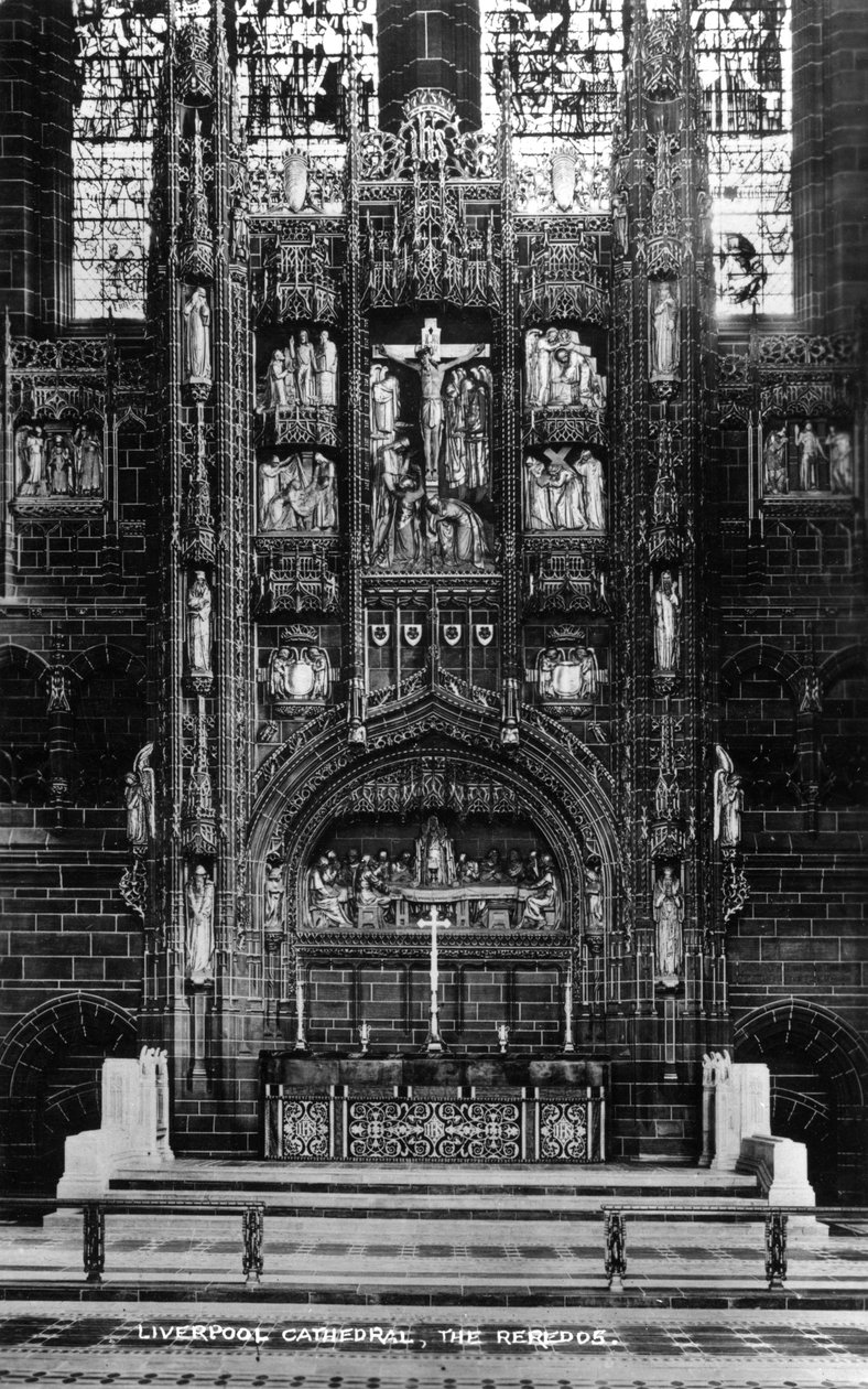 Reredos v Liverpoolské katedrále, 20. století od Unbekannt