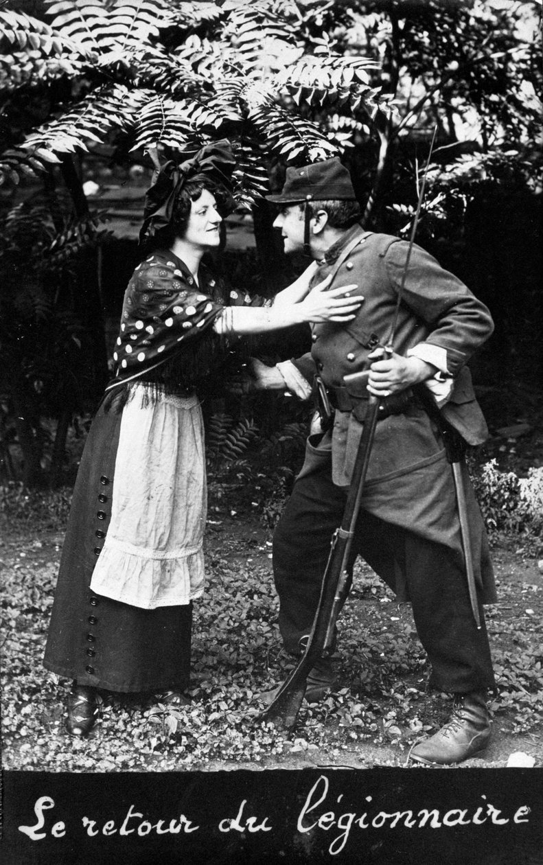 Návrat legionáře, c1900 od Unbekannt