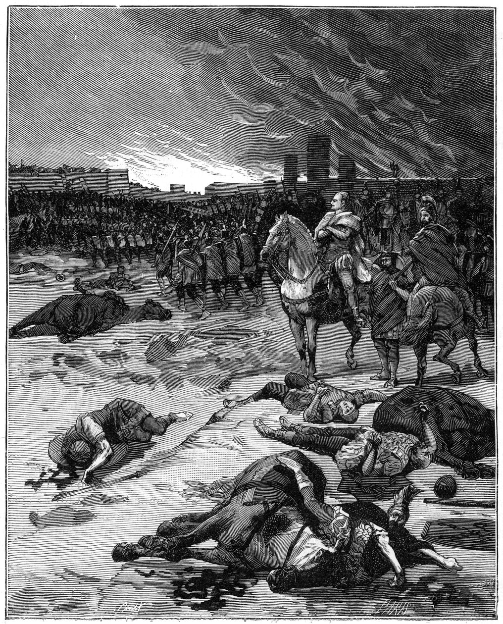 Vyplenění Říma Vandaly, 455 1882-1884 od Unbekannt