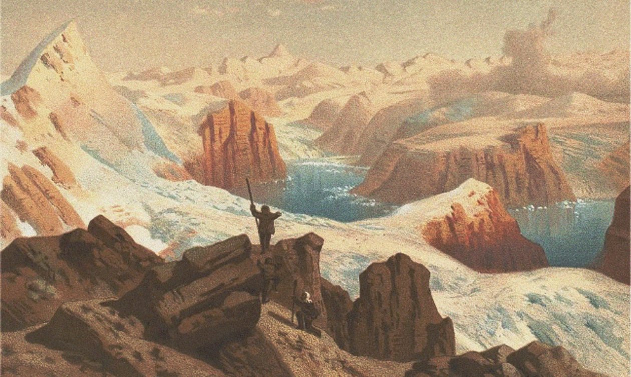 Druhá německá severopolární expedice do Arktidy a Grónska v roce 1869 od Unbekannt