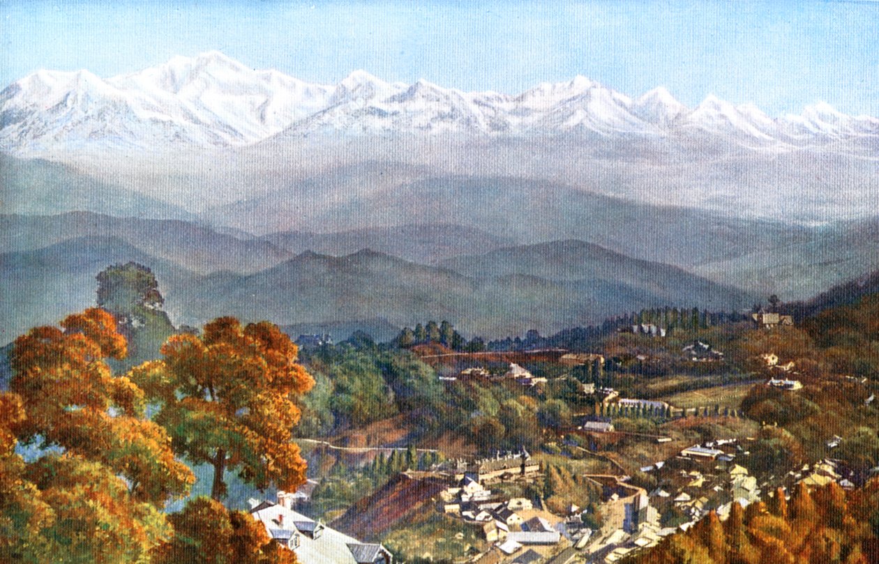 Sněhy z Jalapahar, Darjeeling, Indie, začátek 20. století od Unbekannt