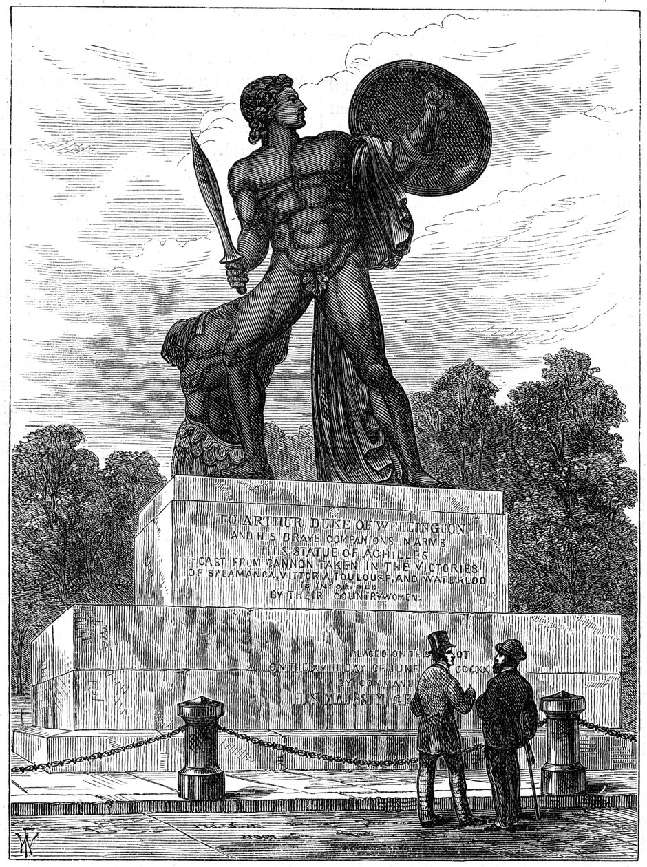 Socha Achilles, Londýn, 1891 od Unbekannt