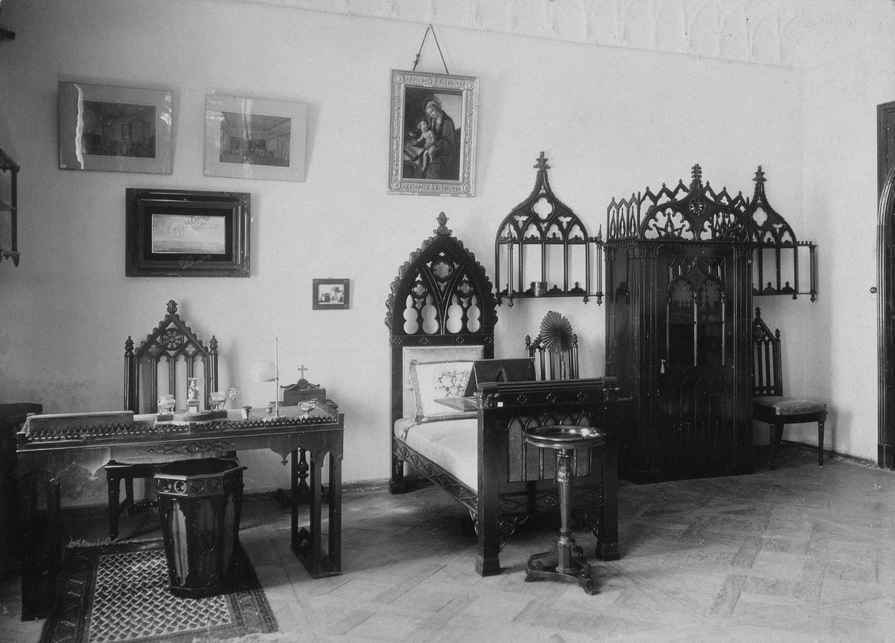 Studie v Maryino Manor House, počátek 20. let 20. století od Unbekannt