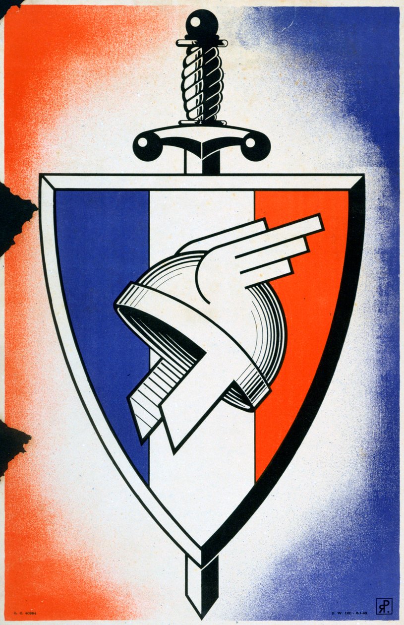 Symbol legie francouzských dobrovolníků, 1941-1944 od Unbekannt